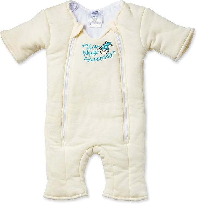 Baby Merlin's Magic Sleepsuit, Cotton, Cream, Large (18-21lbs)