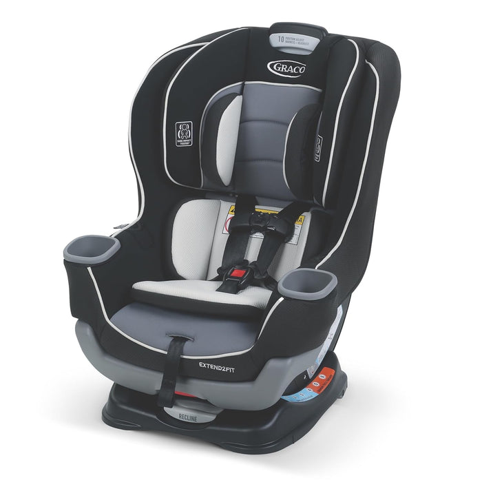 Graco Extend2Fit 3-in-1 Convertible Car Seat, Gotham, 2024