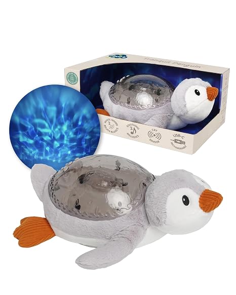 Shop cloudb Tranquil Penguin Baby Night Light & Sound Machine, Rechargeable at GoodBuy Gear