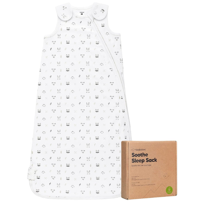 KeaBabies Soothe Sleep Sack, Keastory, Medium (6-18 months)