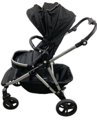 Shop Mockingbird Single to Double 2.0 Stroller, 2024, Black, Silver With Black Leather, Windowpane at GoodBuy Gear