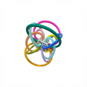 Shop DRAFT - Manhattan Toy Winkel Rattle And Sensory Teether Toy, Winkel color pop at GoodBuy Gear