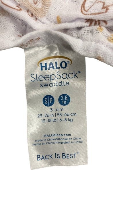 Shop Halo SleepSack Swaddle, Lions Print, Small at GoodBuy Gear