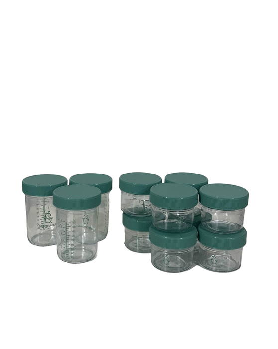 used Sage Spoonfuls Glass Jar Containers