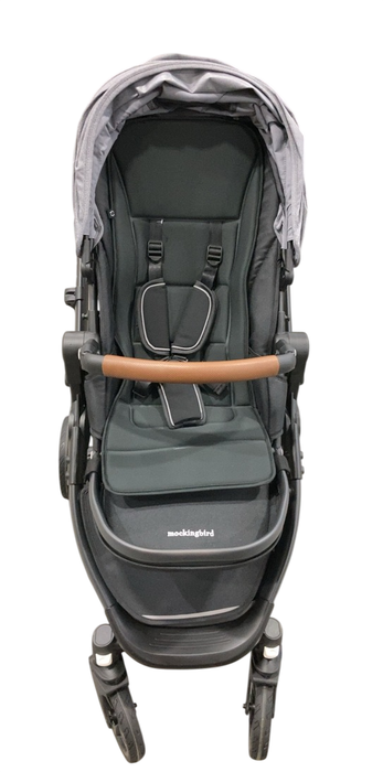 Shop Mockingbird Single 3.0 Stroller, 2025, Heather Grey, Charcoal with Penny Leather at GoodBuy Gear