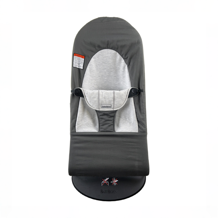 Shop BabyBjorn Bouncer Balance Soft, Black Frame, Dark Gray/Gray at GoodBuy Gear