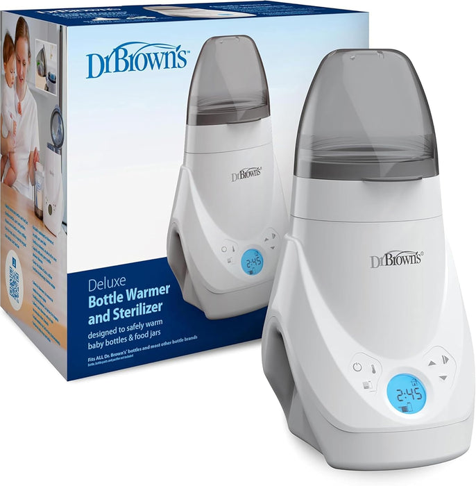 Dr. Brown's Deluxe Baby Bottle Warmer And Sterilizer, White
