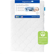 Shop Organic Dream ComfortCloud Mini Crib Mattress, White at GoodBuy Gear