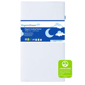 Shop Organic Dream Cooling Premier 2-Stage Crib and Toddler Mattress, White at GoodBuy Gear