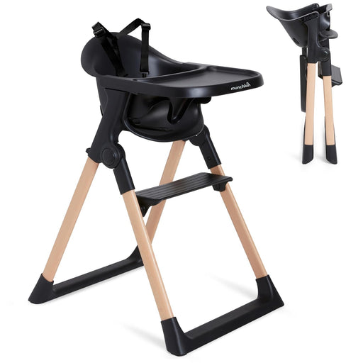 Shop Munchkin Float Foldable High Chair, Black at GoodBuy Gear
