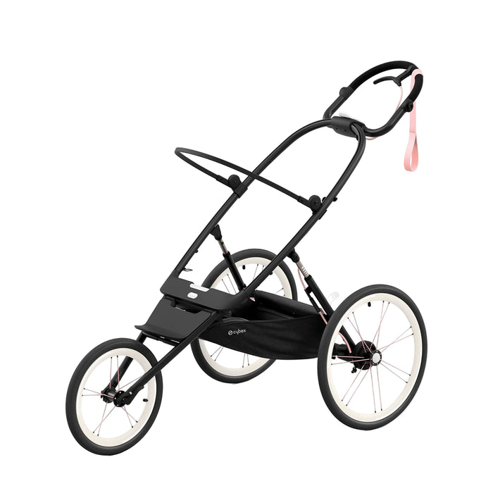 Cybex Avi Stroller Frame, 2021, Black with Pink Details