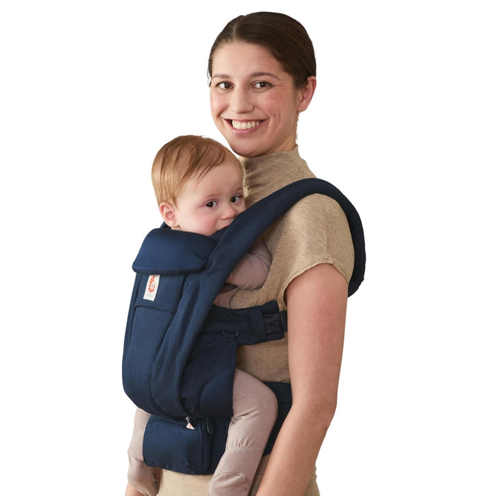 Ergobaby Omni Deluxe Baby Carrier, Cotton, Midnight Blue