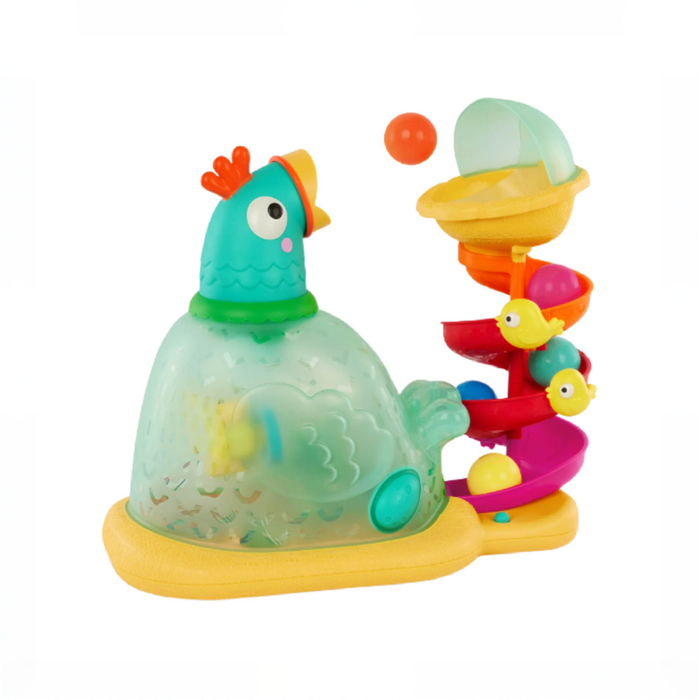 Shop Battat Pop-A-Doodle-Doo Musical Chicken Ball Popper, Multicolor at GoodBuy Gear