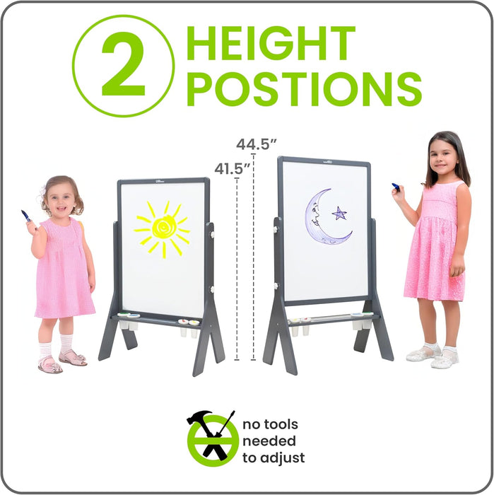 Little Partners Peek-A-Boo Art Easel, Earl Grey