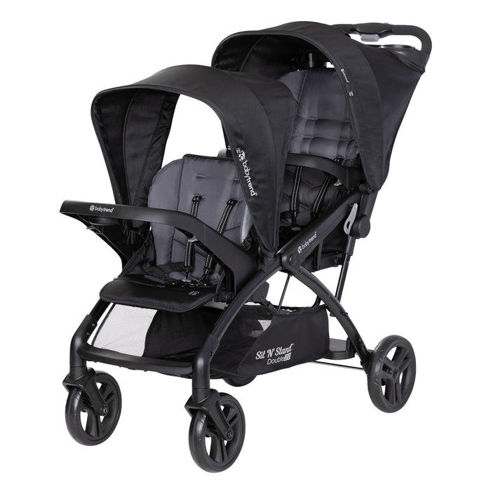 Baby Trend Sit N' Stand Double 2.0 Stroller, 2025, Dash black