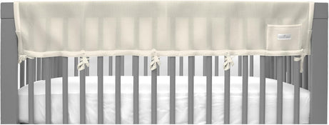 Shop Breathable Baby RailGuard Teething Cover, 51" Long Panel, Cream at GoodBuy Gear