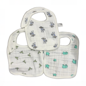 Shop Aden + Anais Muslin Snap Bibs (3 Pack), Jungle Jam at GoodBuy Gear