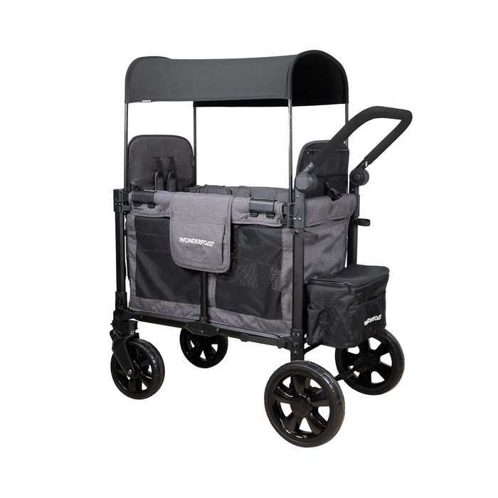 Wonderfold W2 Elite Pro Stroller Wagon, Charcoal Gray, 2024
