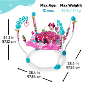 Shop Bright Starts Activity Jumper, Disney Baby Minnie Mouse PeekABoo at GoodBuy Gear