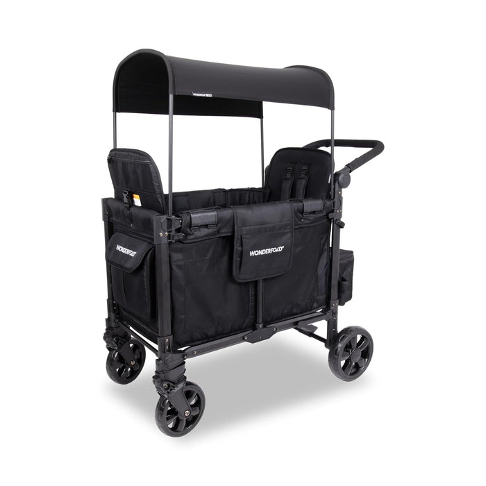 Shop Wonderfold W2 Elite Pro Stroller Wagon, 2025, Jet Black at GoodBuy Gear