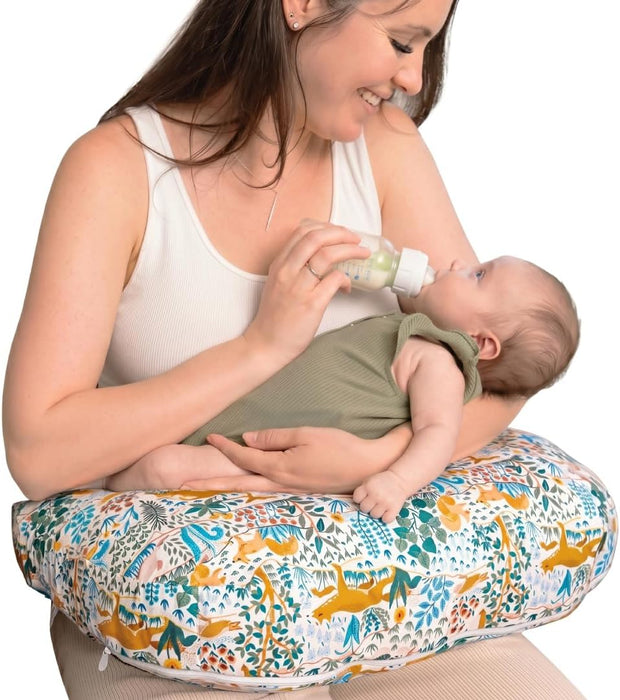Boppy Uplift Nursing Pillow, Colorful Forest Animals