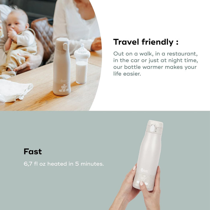 Shop Babymoov Moov & Feed Portable Milk and Water Warmer, Oat at GoodBuy Gear