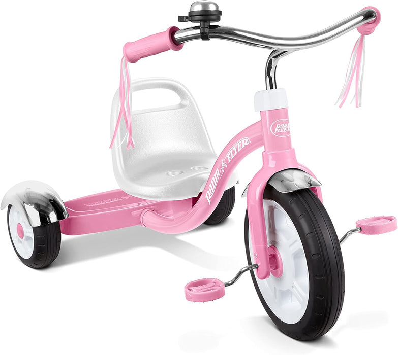 Radio Flyer Classic Tricycle, 12", Pink