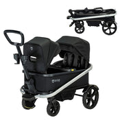 Shop BOB Renegade 3 Seats Canopy Stroller Wagon, 2023, Nightfall at GoodBuy Gear