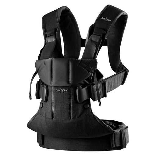 Shop BabyBjorn Baby Carrier One, Black Cotton Mix at GoodBuy Gear