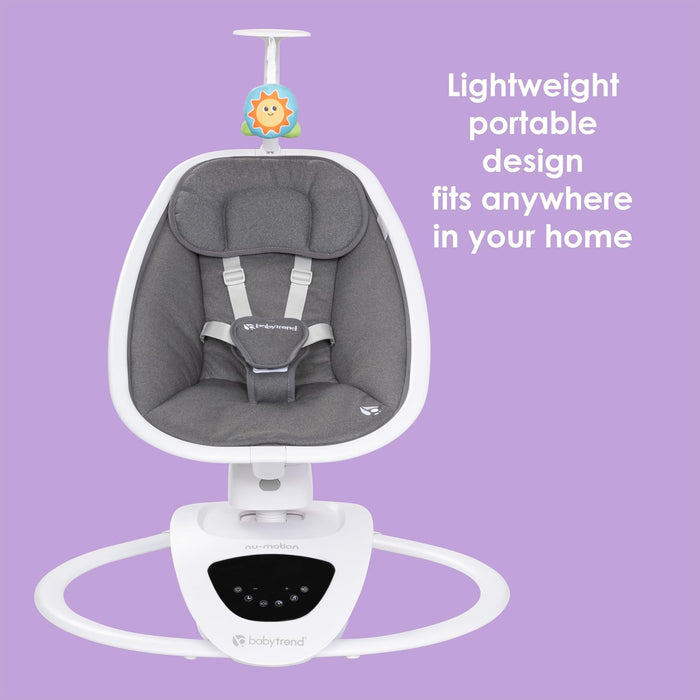 Shop Baby Trend Nu-Motion Infinity Swing, Dash Grey at GoodBuy Gear