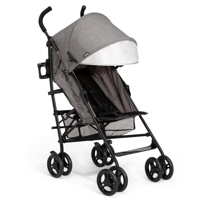 Delta Children Jeep PowerGlyde Stroller, 2023, Gray