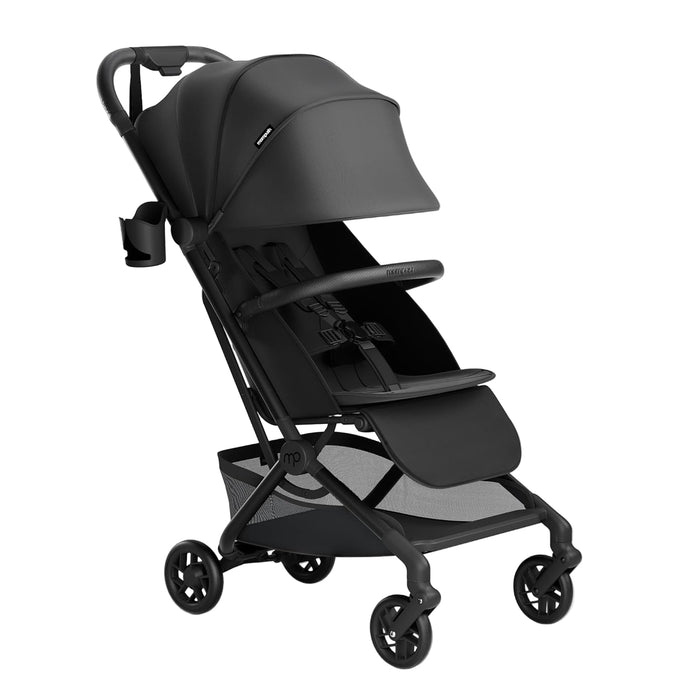 Mompush Velo Lightweight Travel Stroller, Black, 2025