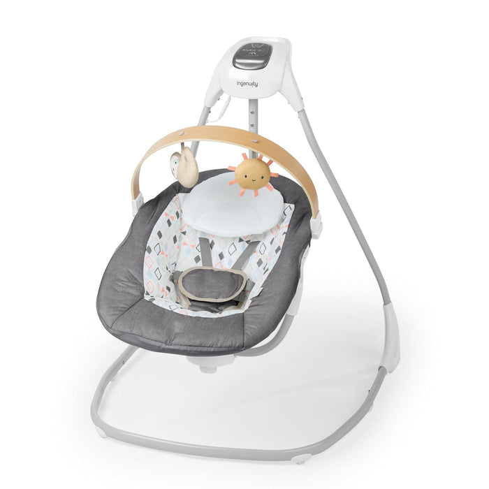 Ingenuity Simple Comfort 2-in-1 Swing Rocker, Parker