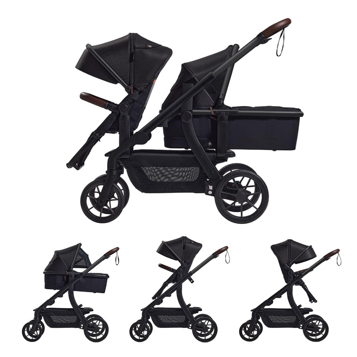 Momcozy ChangeGO Baby Stroller, Black, 2025