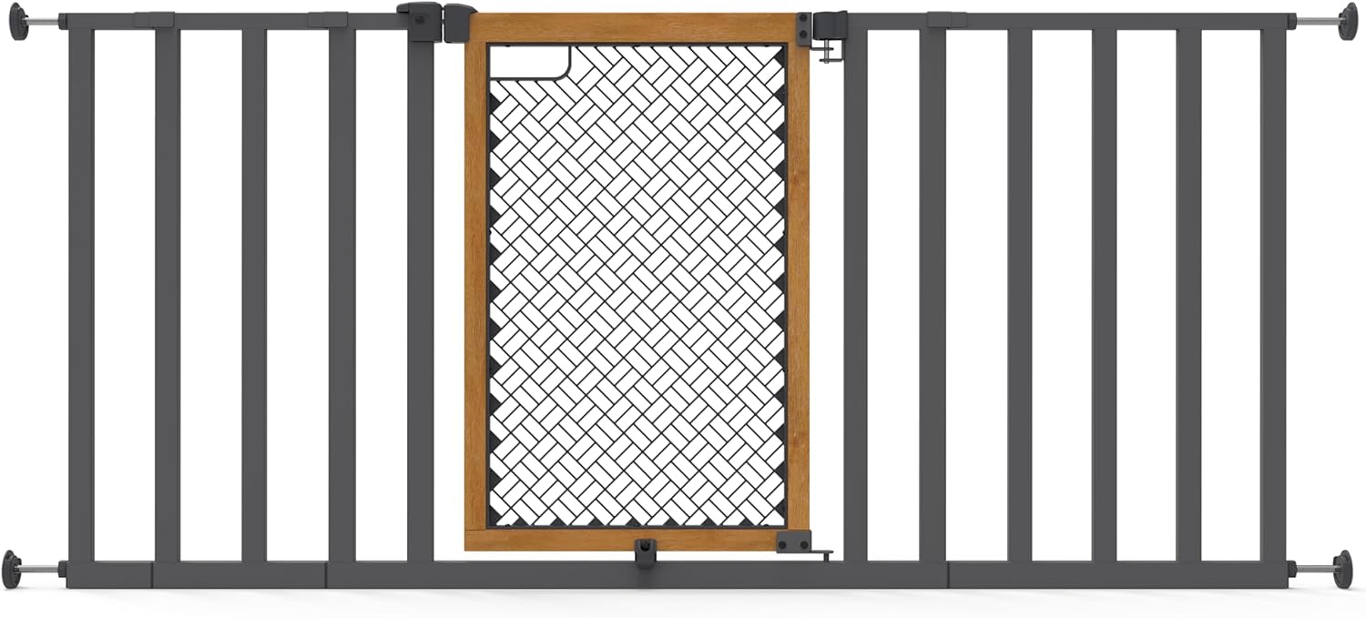 Shop Summer by Ingenuity The Thruway Gate, Honey Oak and Metal, 60XW Series at GoodBuy Gear