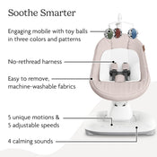 Shop UPPAbaby Mamaroo Smart Swing, Charlie (Sand Melange) at GoodBuy Gear