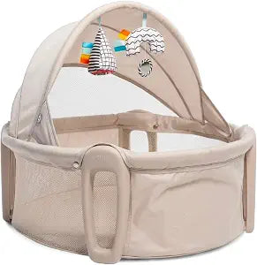Shop Boppy Cozy Cabana Portable Bassinet, Oatmeal at GoodBuy Gear