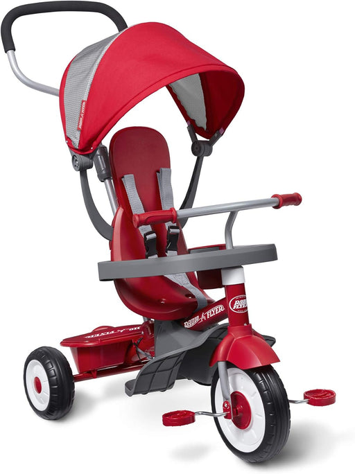 Shop Radio Flyer 4-in-1 Stroll 'n Trike, Push Trike for Toddlers (484Z), Red at GoodBuy Gear