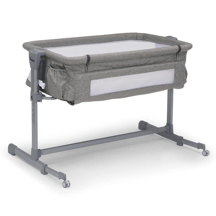 Delta Children Close2Me Bedside Bassinet, Grey Tweed