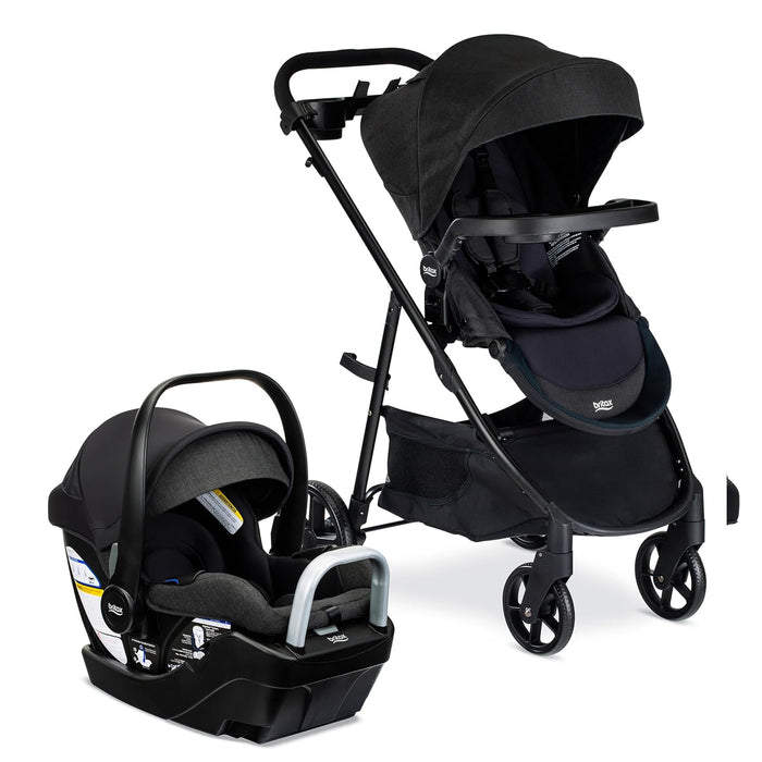 Britax Willow Brook S+ Travel System, 2024, Raven Black