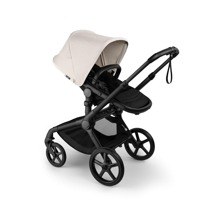 Bugaboo Fox 5 Renew 2-in-1 Stroller, 2025, Black Frame, Misty White/Black