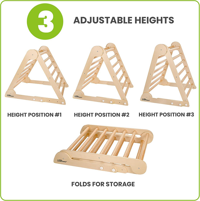 Little Partners Learn 'N Climb Triangle, Natural
