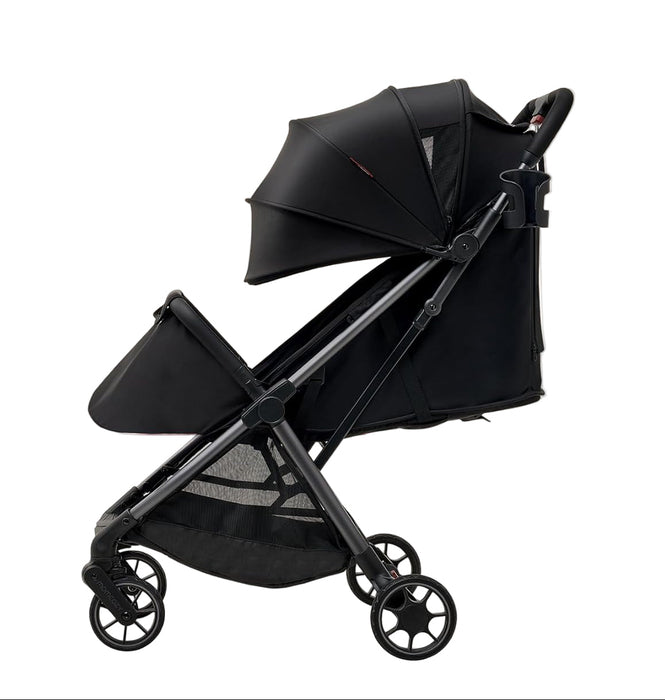 Momcozy ClickGo Lightweight Stroller, Black, 2025