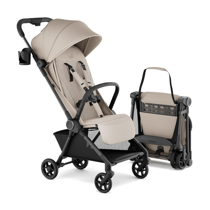 Mompush Nexis Carbon Travel Stroller, 2026, Khaki
