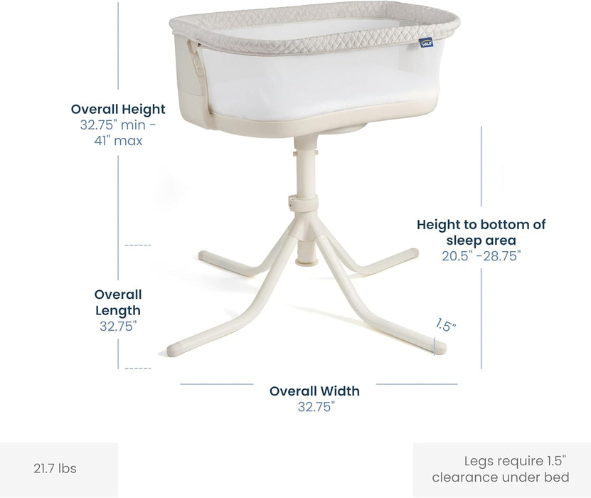 Halo BassiNest Swivel Sleeper 4.0 Air, Oat