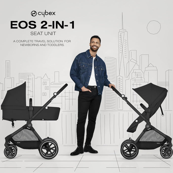 Cybex Eos Stroller, 2024, Black, Moon Black