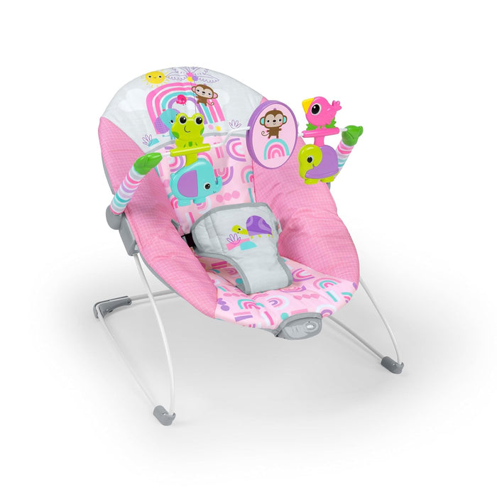 Bright Starts Vibrating Bouncer, Pink Paradise
