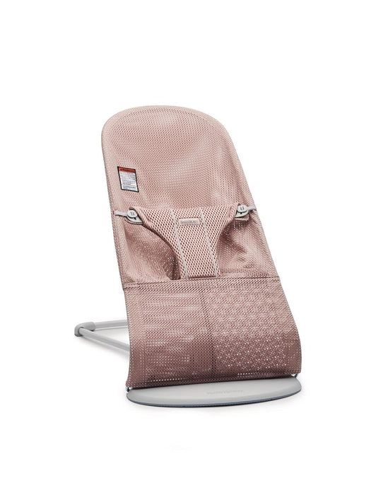 Shop BabyBjorn Bouncer Bliss, Light Gray Frame, Dusty Pink Mesh at GoodBuy Gear
