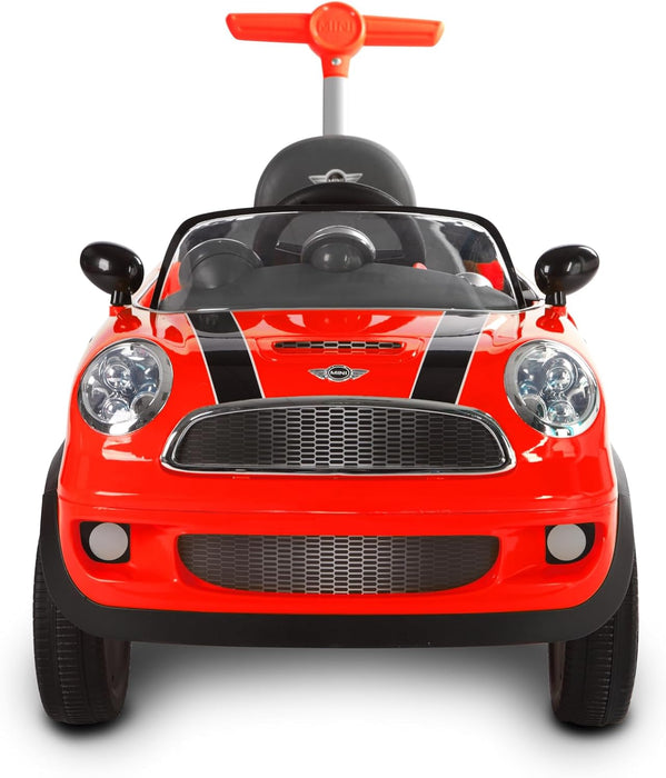 RollPlay Mini Cooper Push Car, Red