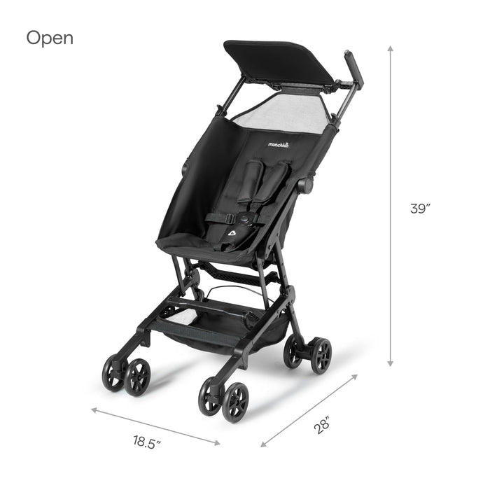 Munchkin Sparrow Ultra Compact Stroller, Black, unknown